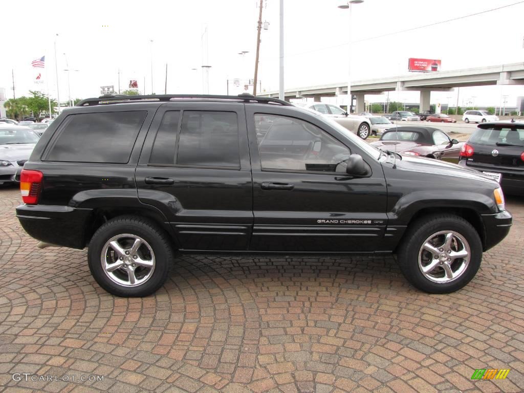 2003 Grand Cherokee Limited 4x4 - Brilliant Black / Dark Slate Gray photo #14