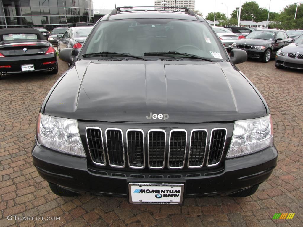 2003 Grand Cherokee Limited 4x4 - Brilliant Black / Dark Slate Gray photo #16