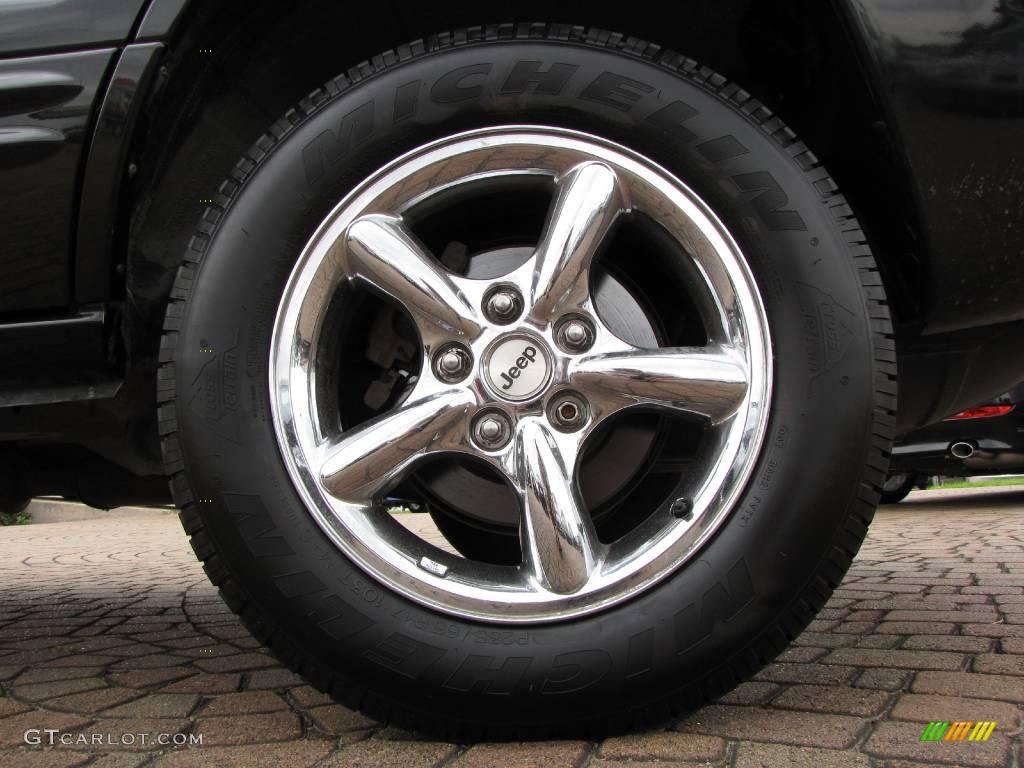 2003 Grand Cherokee Limited 4x4 - Brilliant Black / Dark Slate Gray photo #28