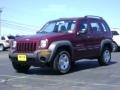 2003 Dark Garnet Red Pearl Jeep Liberty Sport 4x4  photo #3