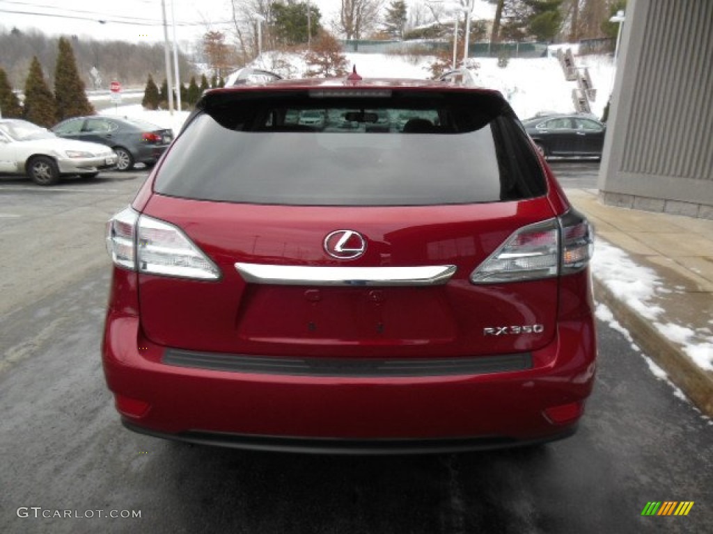 2011 RX 350 AWD - Matador Red Mica / Parchment photo #6