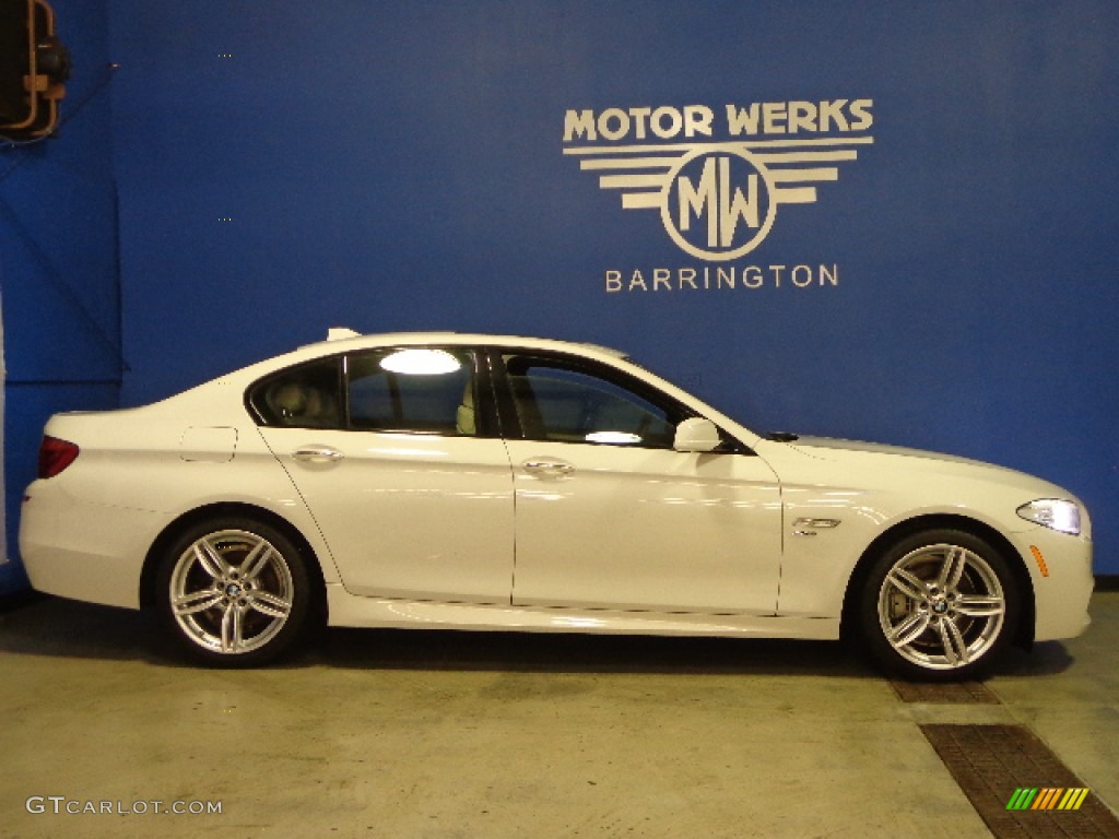 2009 3 Series 328xi Coupe - Alpine White / Beige photo #10