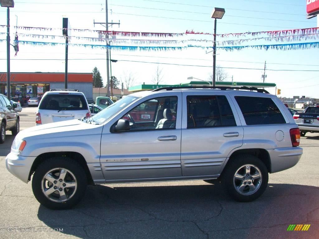 2004 Grand Cherokee Limited 4x4 - Bright Silver Metallic / Dark Slate Gray photo #2