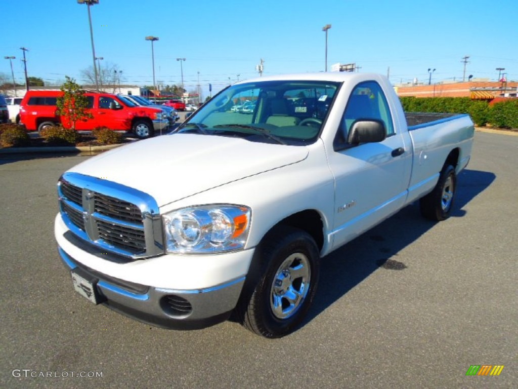 Bright White Dodge Ram 1500