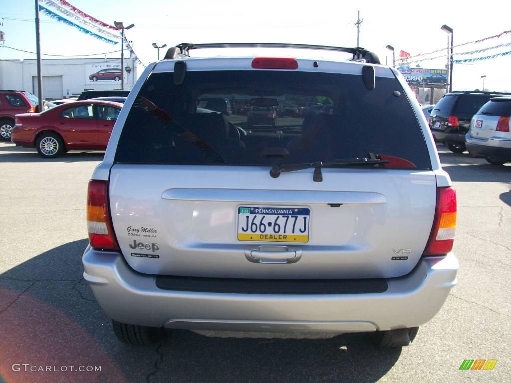 2004 Grand Cherokee Limited 4x4 - Bright Silver Metallic / Dark Slate Gray photo #3