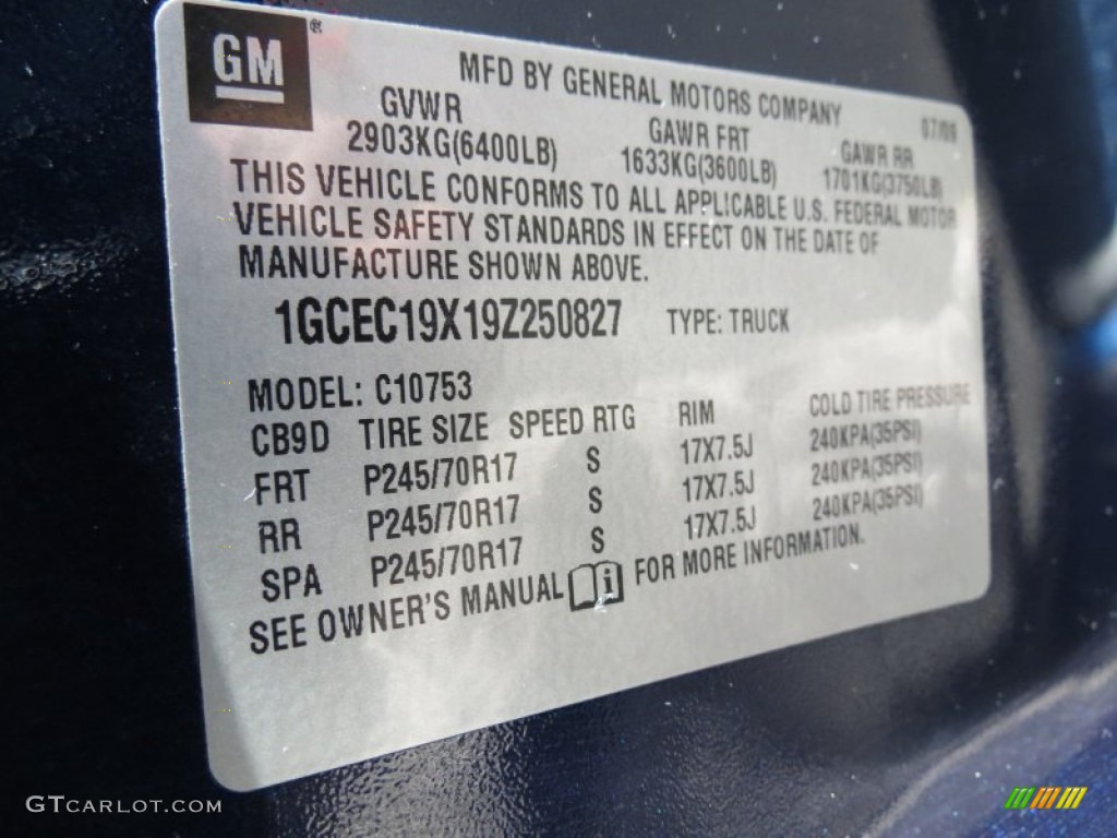 2009 Silverado 1500 Extended Cab - Imperial Blue Metallic / Dark Titanium photo #22