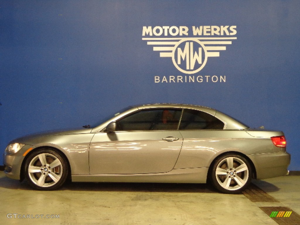 2010 3 Series 335i Convertible - Space Gray Metallic / Coral Red/Black Dakota Leather photo #8