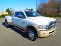 Bright White - Ram 3500 HD Laramie Longhorn Crew Cab 4x4 Dually Photo No. 3