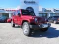 Deep Cherry Red Crystal Pearl - Wrangler Unlimited Sahara 4x4 Photo No. 1