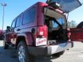 2013 Deep Cherry Red Crystal Pearl Jeep Wrangler Unlimited Sahara 4x4  photo #15