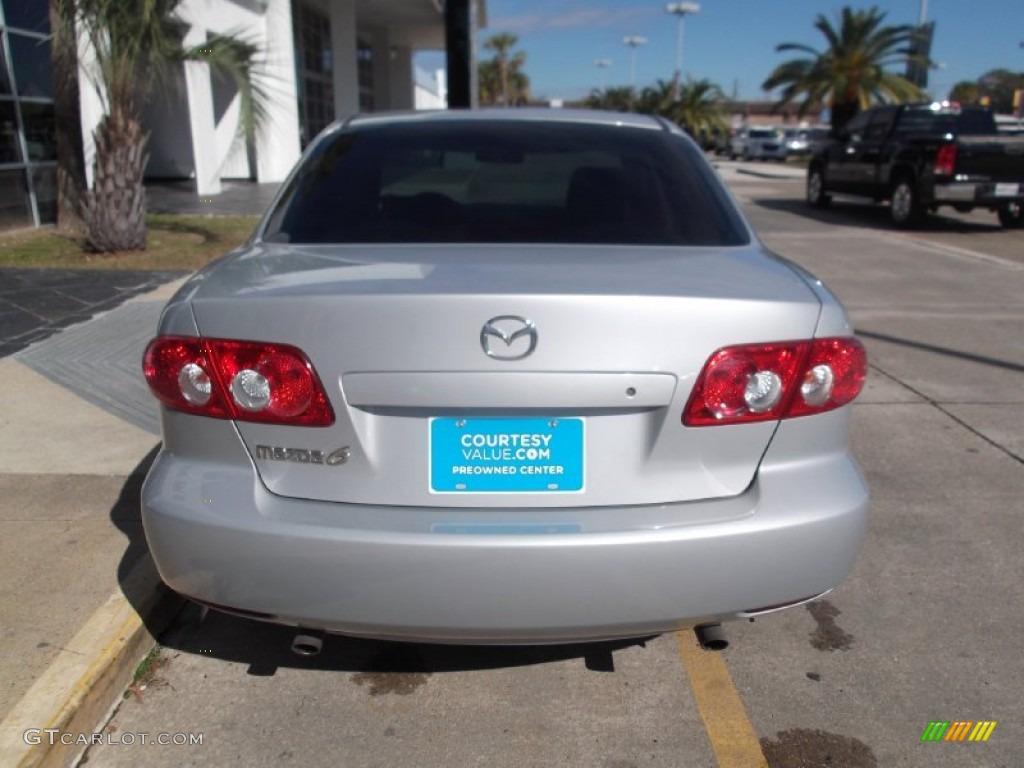 2003 MAZDA6 i Sedan - Satin Silver Metallic / Gray photo #3