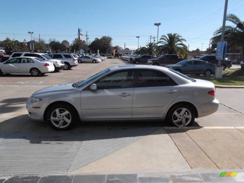 2003 MAZDA6 i Sedan - Satin Silver Metallic / Gray photo #5