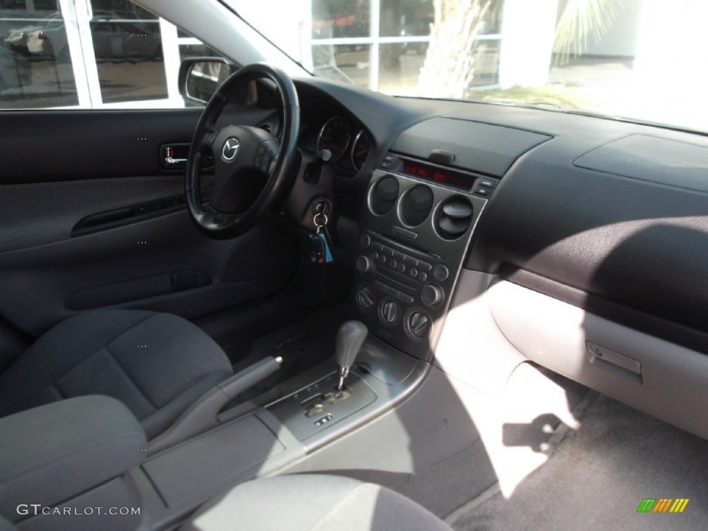 2003 MAZDA6 i Sedan - Satin Silver Metallic / Gray photo #6
