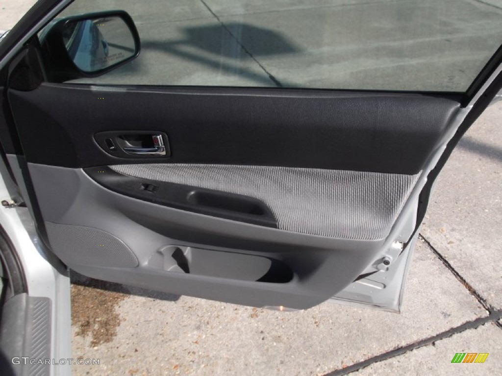 2003 MAZDA6 i Sedan - Satin Silver Metallic / Gray photo #8