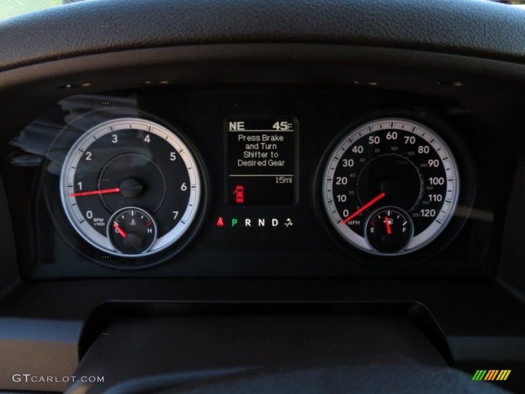 2013 Ram 1500 SLT Crew Cab Gauges Photos