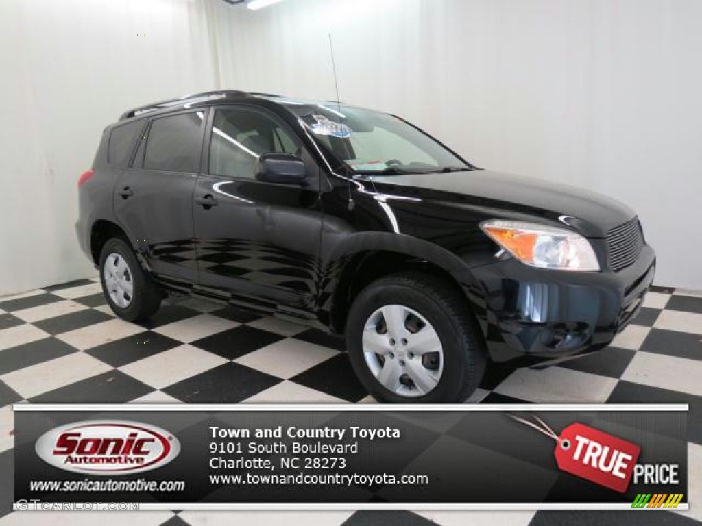 2007 RAV4 4WD - Black / Ash Gray photo #1