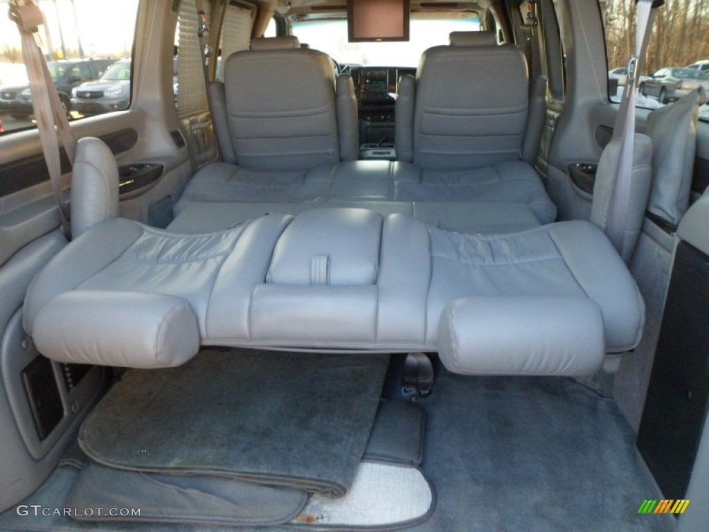 Medium Dark Pewter Interior 2003 Chevrolet Express 1500 AWD Passenger Conversion Van Photo #75476432