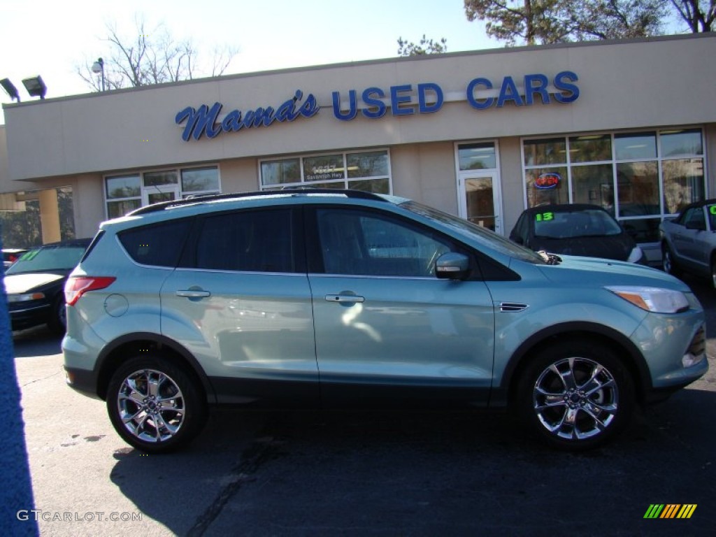 2013 Escape SEL 1.6L EcoBoost - Frosted Glass Metallic / Charcoal Black photo #1