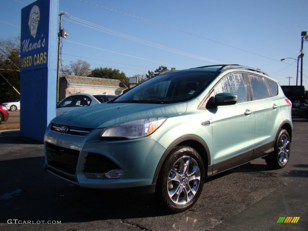 2013 Escape SEL 1.6L EcoBoost - Frosted Glass Metallic / Charcoal Black photo #4