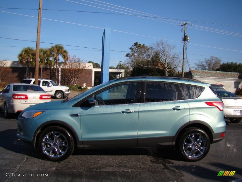 2013 Escape SEL 1.6L EcoBoost - Frosted Glass Metallic / Charcoal Black photo #5