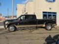 2011 Tuxedo Black Ford F350 Super Duty King Ranch Crew Cab 4x4 Dually  photo #2