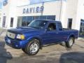 2003 Sonic Blue Metallic Ford Ranger Edge SuperCab 4x4  photo #1