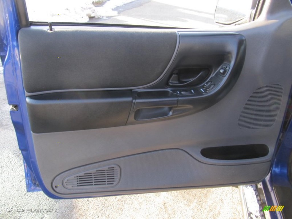 2003 Ford Ranger Edge SuperCab 4x4 Dark Graphite Door Panel Photo #75477995