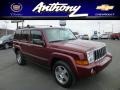 Red Rock Crystal Pearl 2009 Jeep Commander Sport 4x4