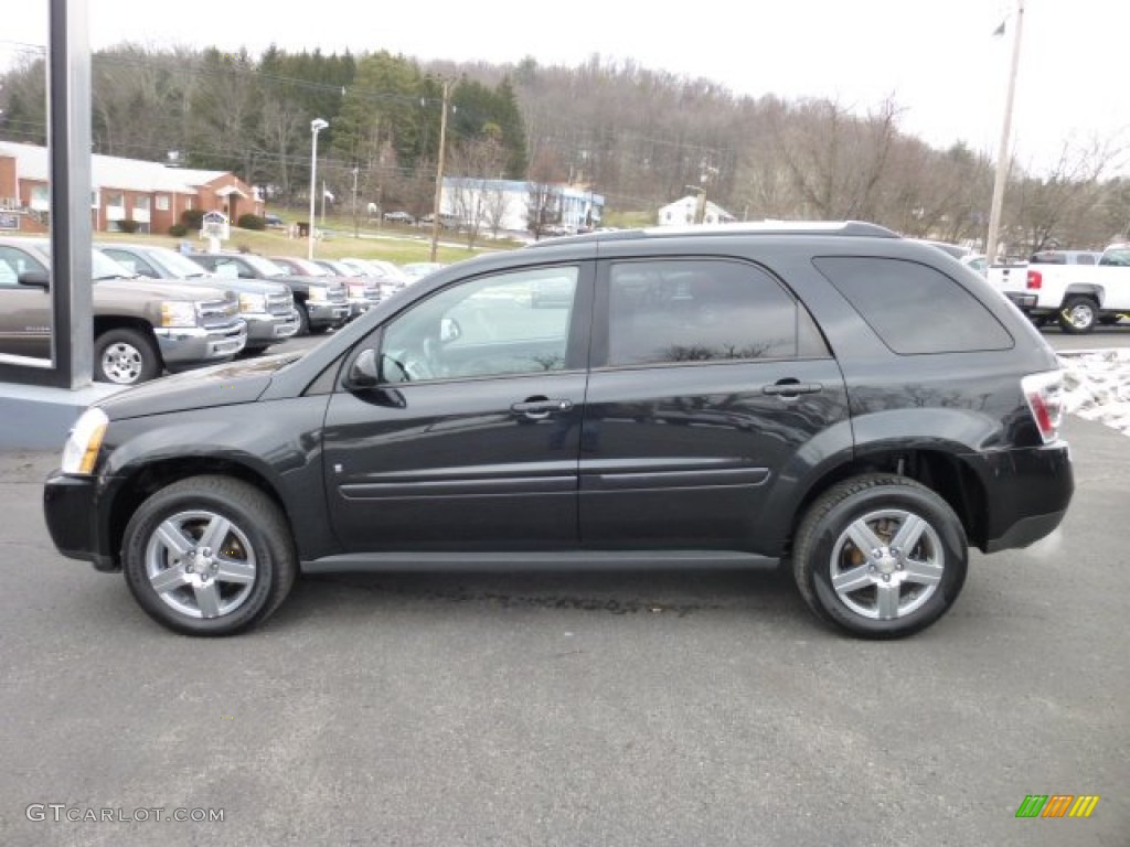 2008 Equinox LT AWD - Black / Light Gray photo #4