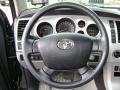 Graphite Gray 2007 Toyota Tundra SR5 CrewMax 4x4 Steering Wheel