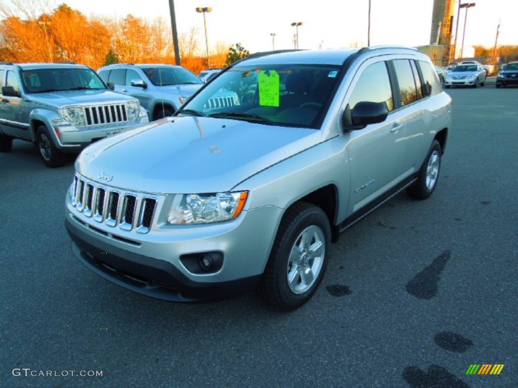 2013 Compass Sport - Bright Silver Metallic / Dark Slate Gray photo #1