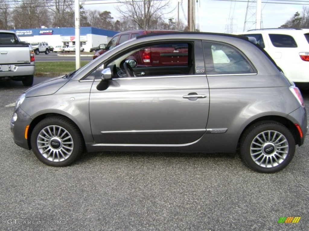 Grigio (Grey) 2012 Fiat 500 c cabrio Lounge Exterior Photo #75480791