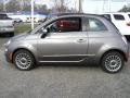 2012 Grigio (Grey) Fiat 500 c cabrio Lounge  photo #9