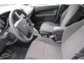 2011 Dodge Caliber Dark Slate Gray Interior Front Seat Photo