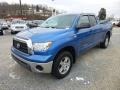 2007 Blue Streak Metallic Toyota Tundra SR5 Double Cab 4x4  photo #3