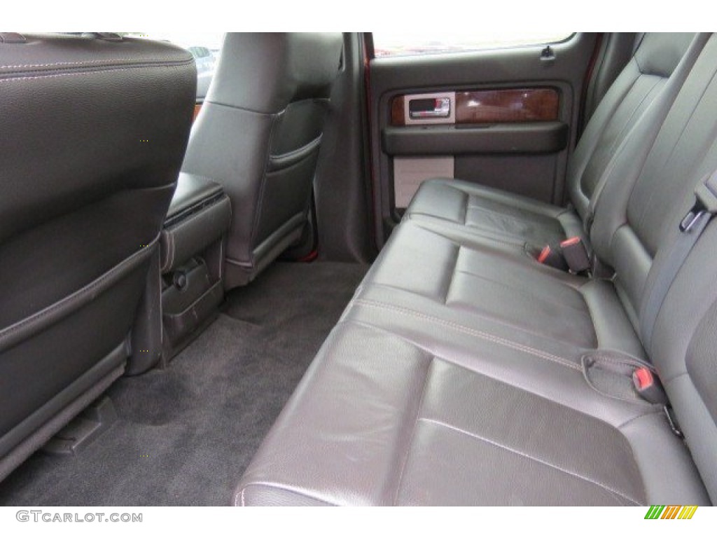 2010 F150 Lariat SuperCrew - Red Candy Metallic / Black photo #12