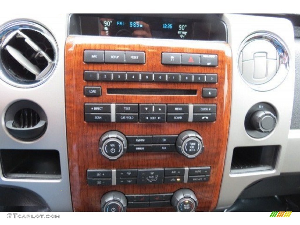 2010 F150 Lariat SuperCrew - Red Candy Metallic / Black photo #15