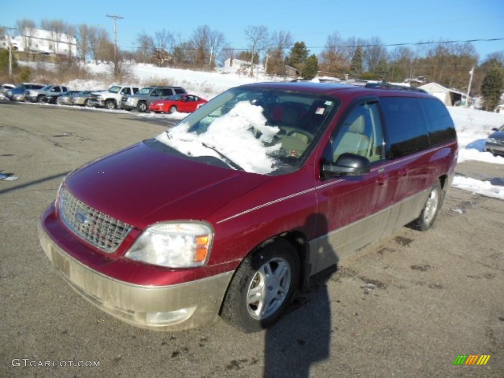 2004 Freestar Limited - Dark Toreador Red Metallic / Pebble Beige photo #3