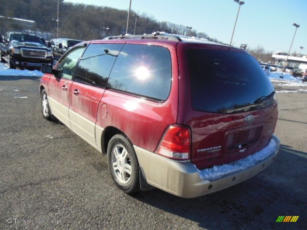 2004 Freestar Limited - Dark Toreador Red Metallic / Pebble Beige photo #4