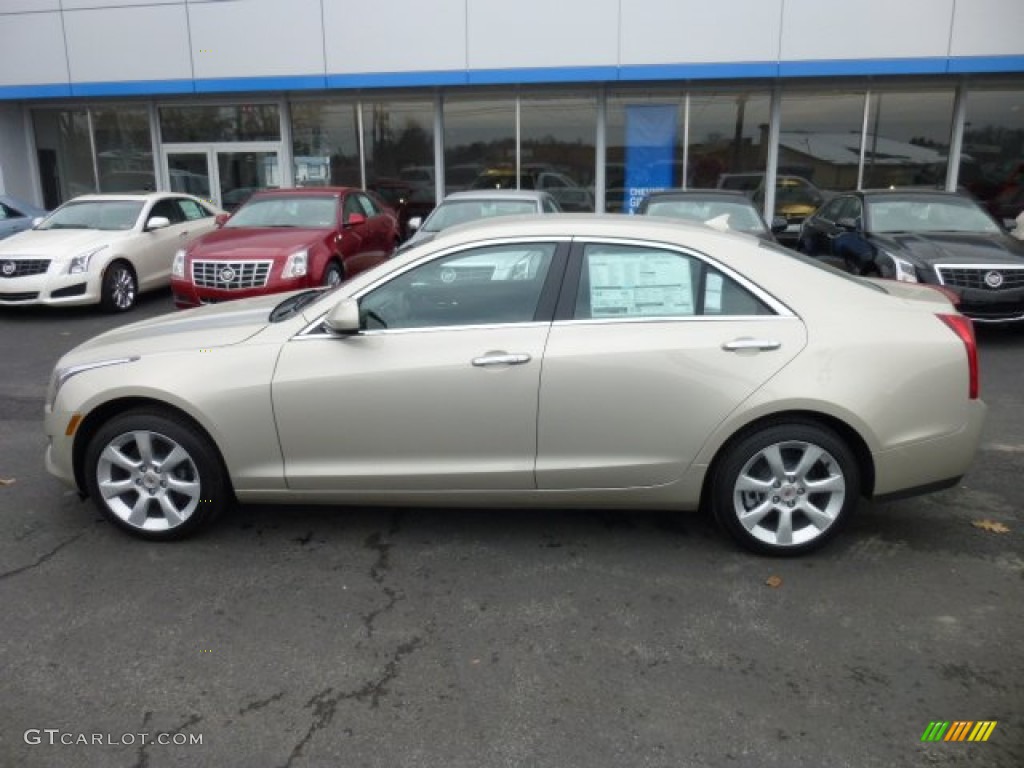 Silver Coast Metallic 2013 Cadillac ATS 2.0L Turbo AWD Exterior Photo #75481486