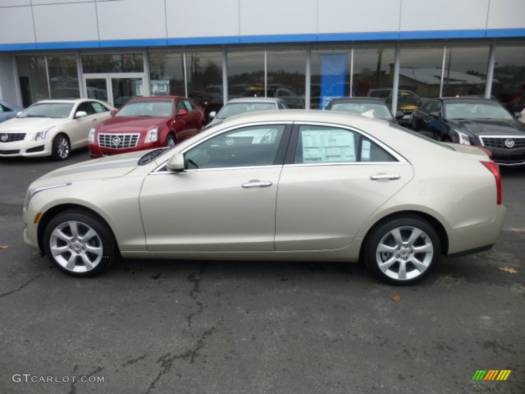 Silver Coast Metallic 2013 Cadillac ATS 2.0L Turbo AWD Exterior Photo #75481486