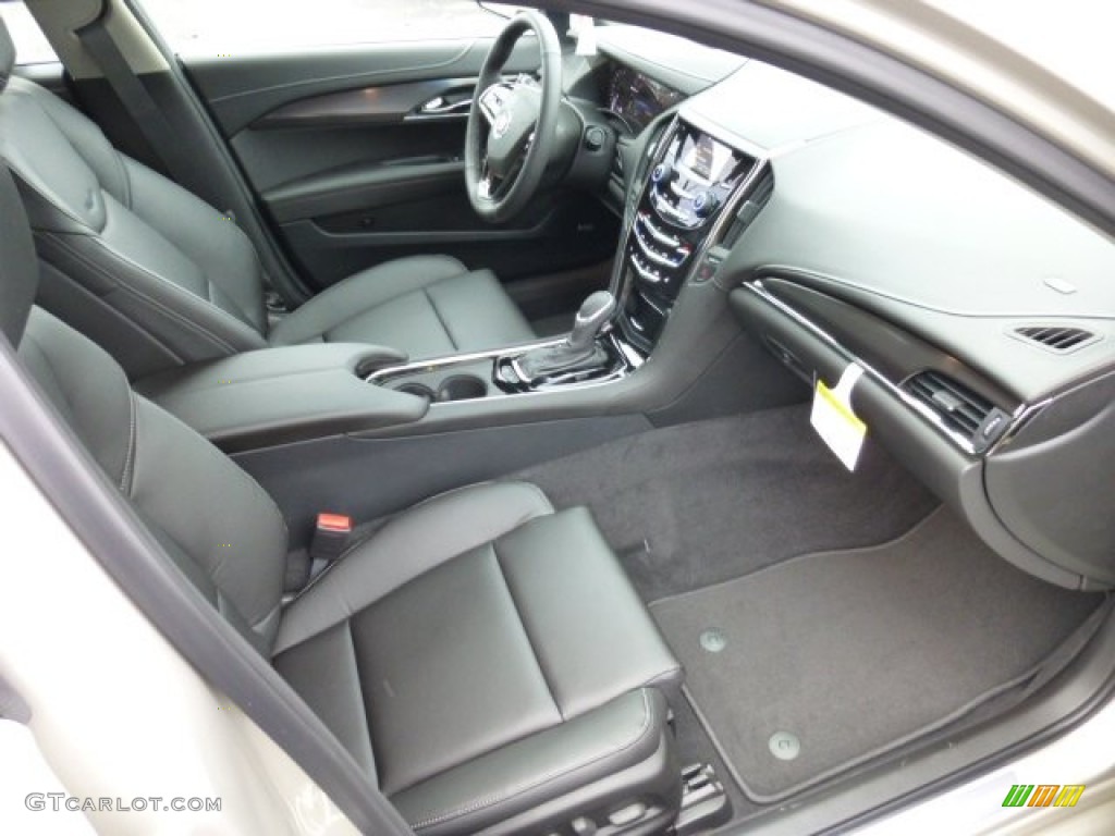 Jet Black/Jet Black Accents Interior 2013 Cadillac ATS 2.0L Turbo AWD Photo #75481622