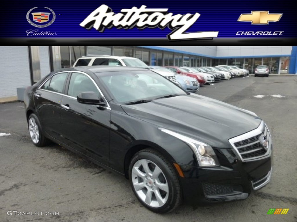 2013 ATS 2.0L Turbo AWD - Black Raven / Jet Black/Jet Black Accents photo #1