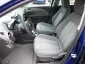 Dark Pewter/Dark Titanium 2013 Chevrolet Sonic LT Hatch Interior Color