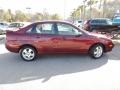 2007 Dark Toreador Red Metallic Ford Focus ZX4 SES Sedan  photo #12