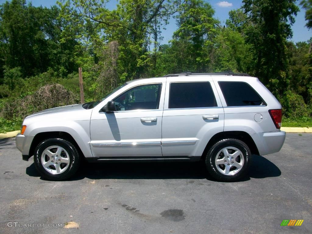 2006 Grand Cherokee Limited - Bright Silver Metallic / Medium Slate Gray photo #2