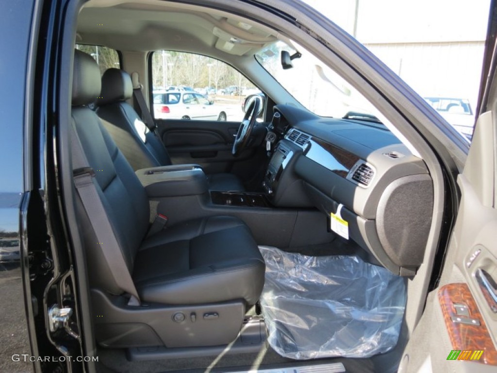 Ebony Interior 2013 GMC Sierra 1500 Denali Crew Cab Photo #75484251