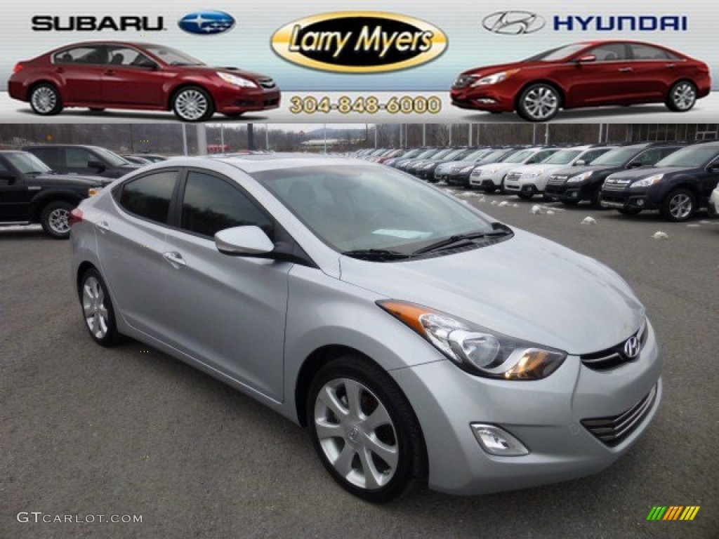 2012 Elantra Limited - Silver / Gray photo #1