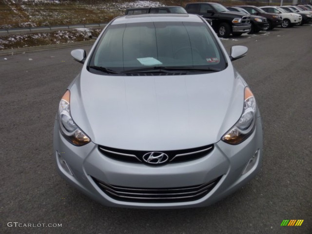 2012 Elantra Limited - Silver / Gray photo #2