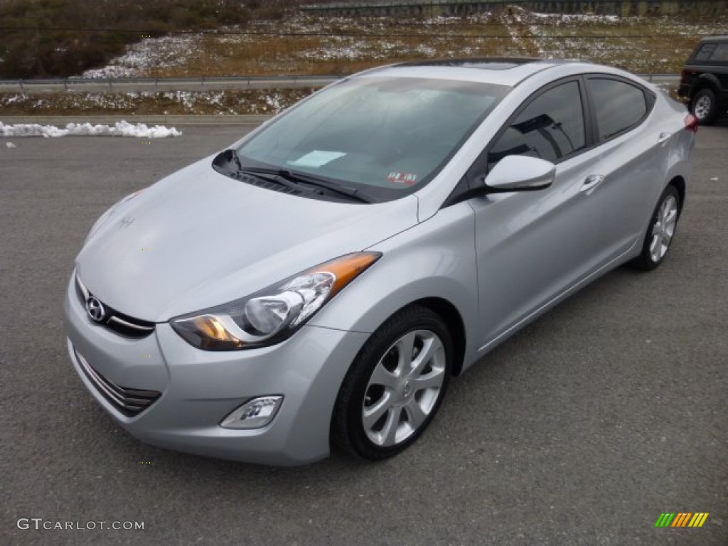 2012 Elantra Limited - Silver / Gray photo #3